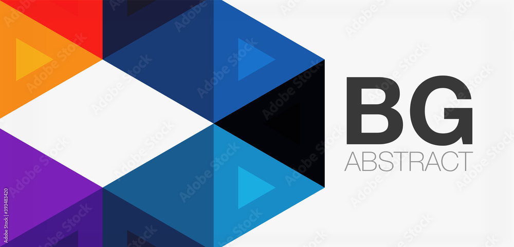 Mosaic triangle pattern abstract background for cover, banner, flyer and poster and other template Mosaic triangle pattern abstract background for cover, banner, flyer and poster and other template