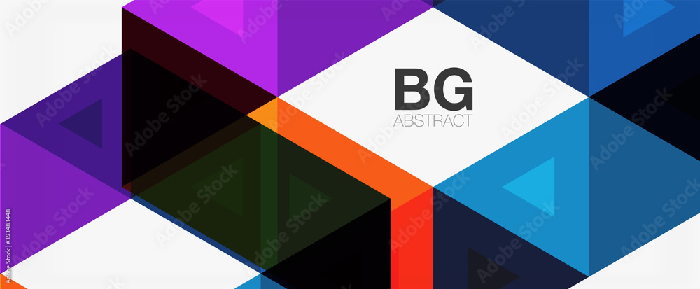 Mosaic triangle pattern abstract background for cover, banner, flyer and poster and other template Mosaic triangle pattern abstract background for cover, banner, flyer and poster and other template