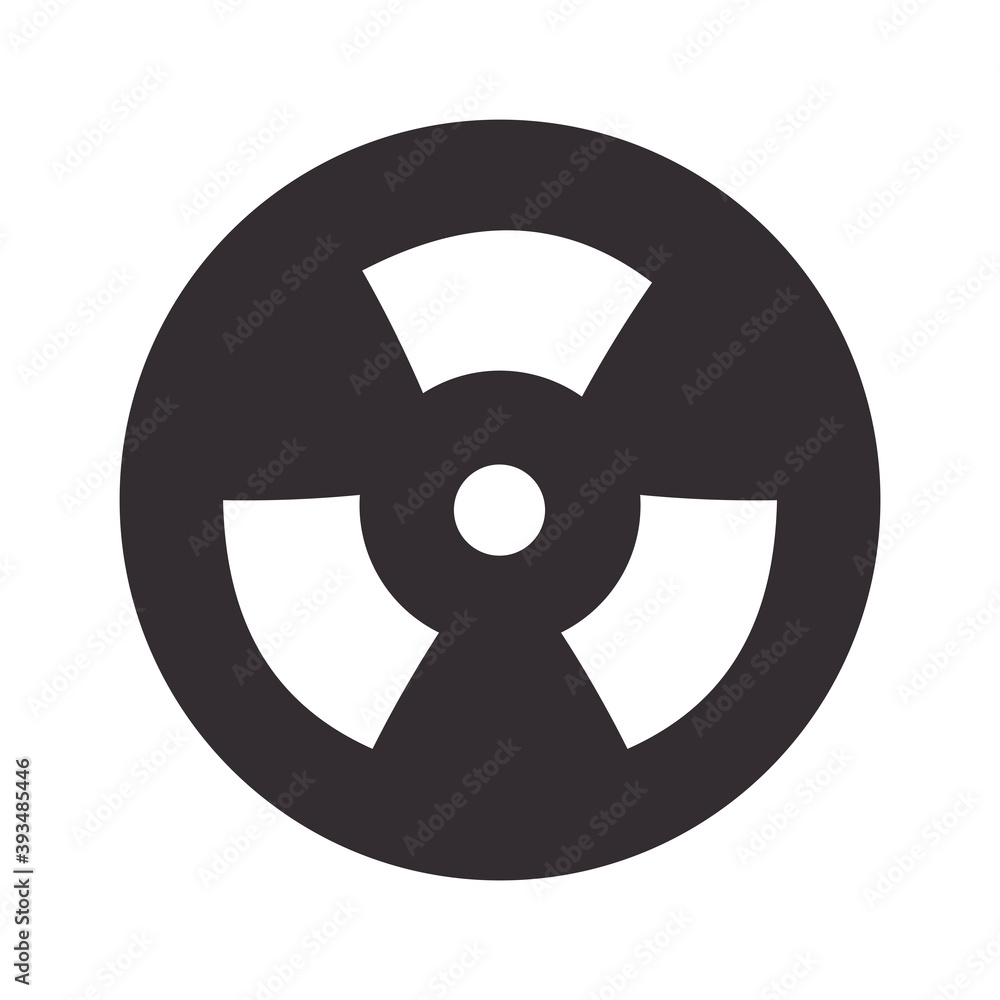 biology science nuclear element silhouette icon style biology science nuclear element silhouette icon style