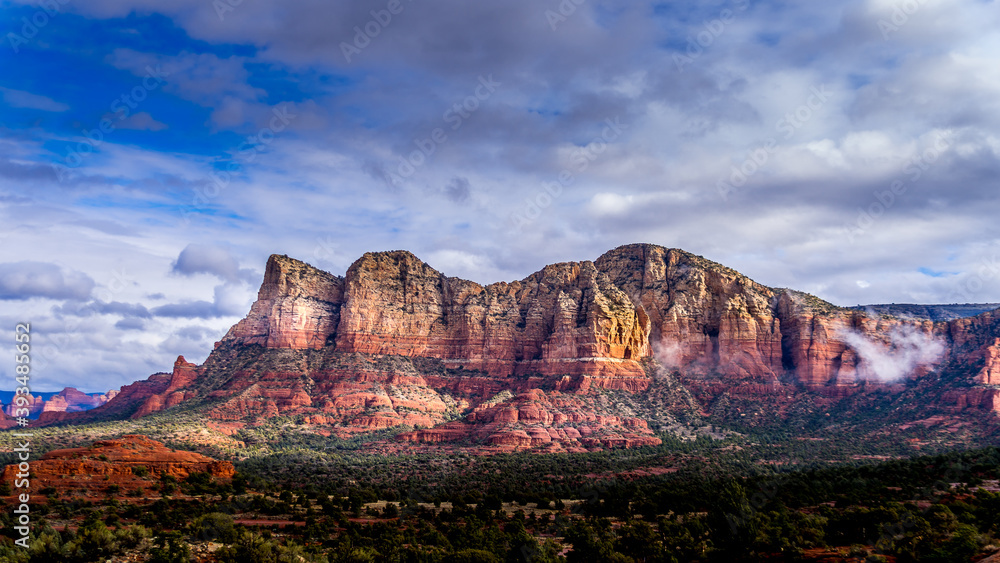 Munds Mountain near the town of Sedona in northern Arizona in Coconino National Forest, USA