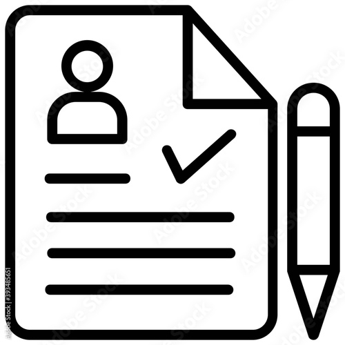 
Edit profile. User profile with tick marked and pen represents the concept of edit information
