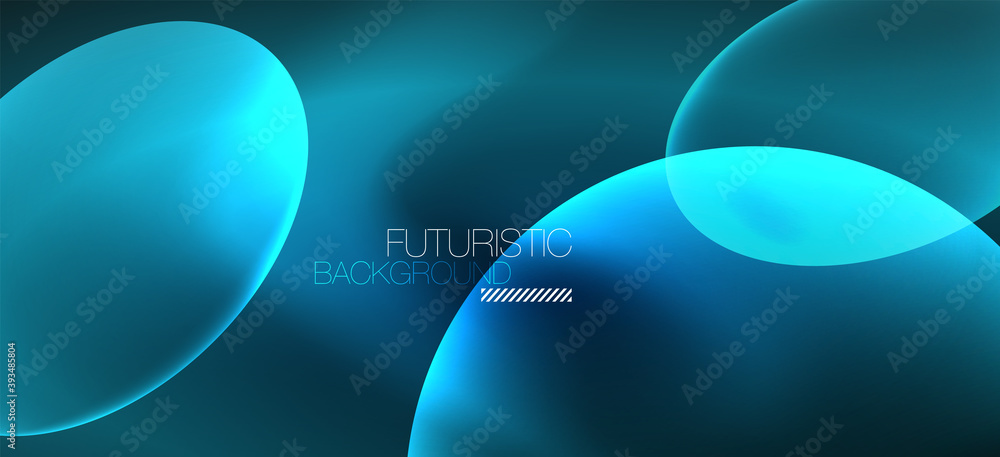 Neon ellipses abstract backgrounds. Shiny bright round shapes glowing in the dark. Vector futuristic illustrations for covers, banners, flyers and posters and other Neon ellipses abstract backgrounds. Shiny bright round shapes glowing in the dark. Vector futuristic illustrations for covers, banners, flyers and posters and other