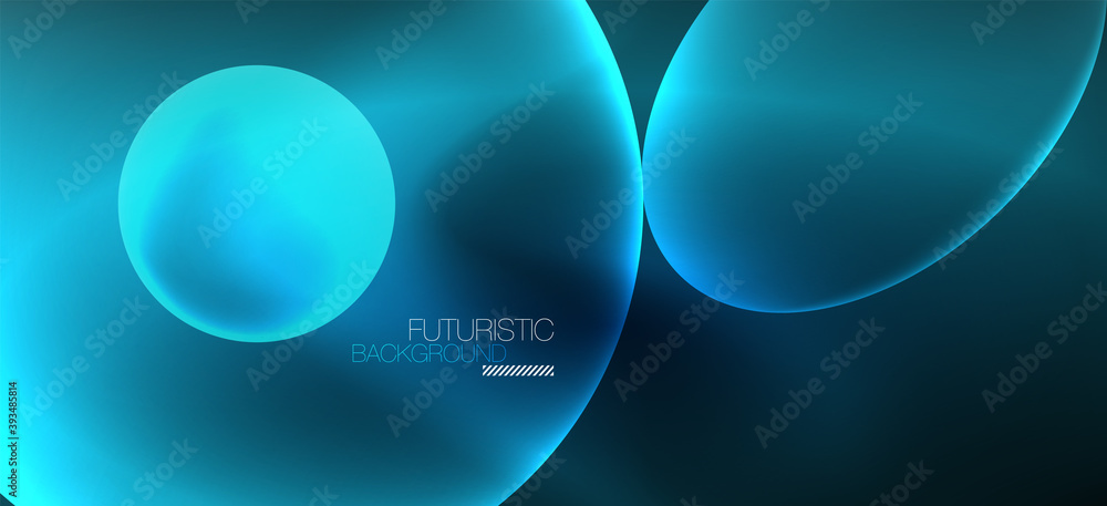 Neon ellipses abstract backgrounds. Shiny bright round shapes glowing in the dark. Vector futuristic illustrations for covers, banners, flyers and posters and other Neon ellipses abstract backgrounds. Shiny bright round shapes glowing in the dark. Vector futuristic illustrations for covers, banners, flyers and posters and other