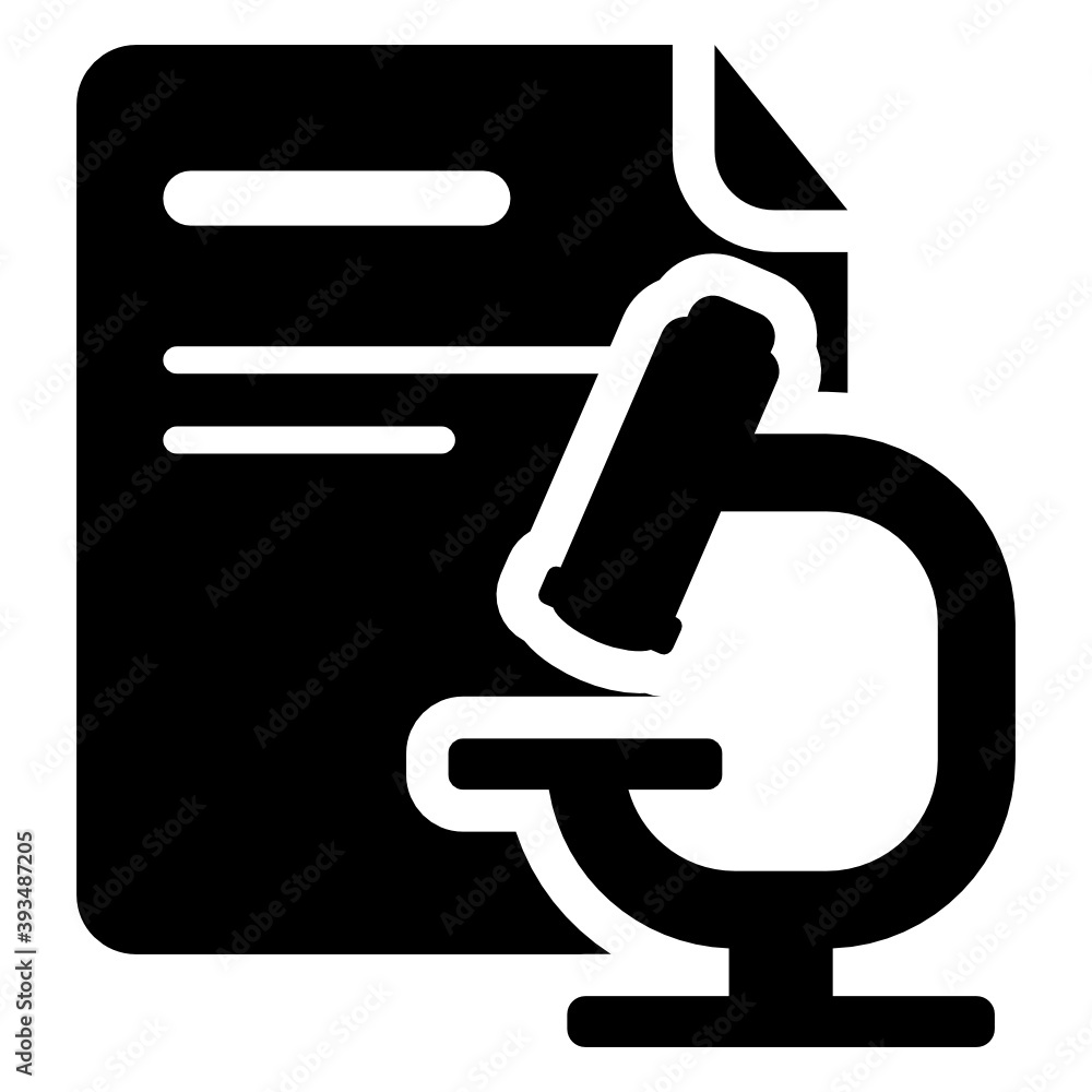 Editable icon of research report
Editable icon of research report