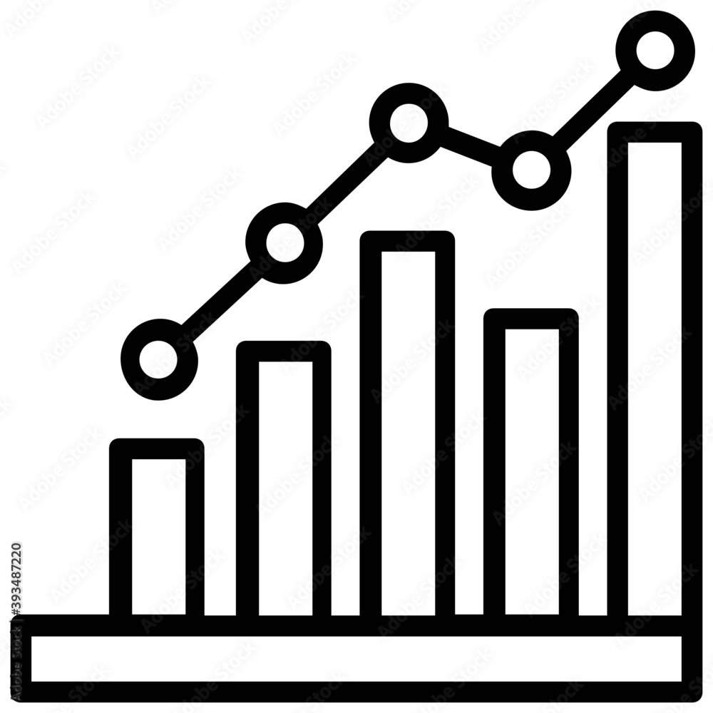 Bar graph representing growth chart
Bar graph representing growth chart
