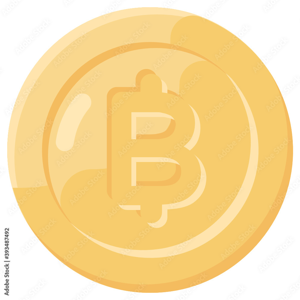 Bitcoin icon in flat design, digital currency vector
Bitcoin icon in flat design, digital currency vector