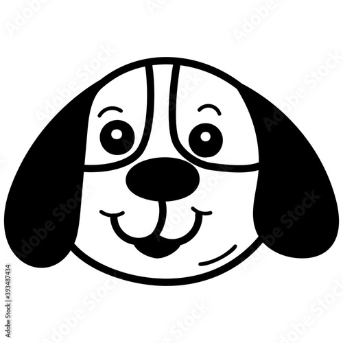 Dog Face Drawing