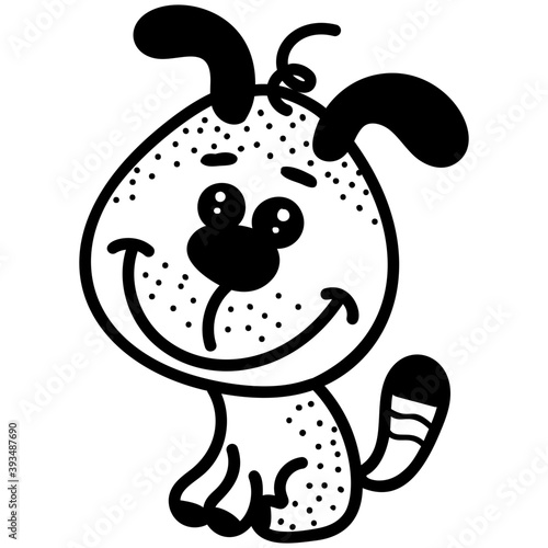 Cute Dog Vector 