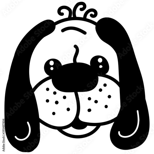 Dog Face Drawing