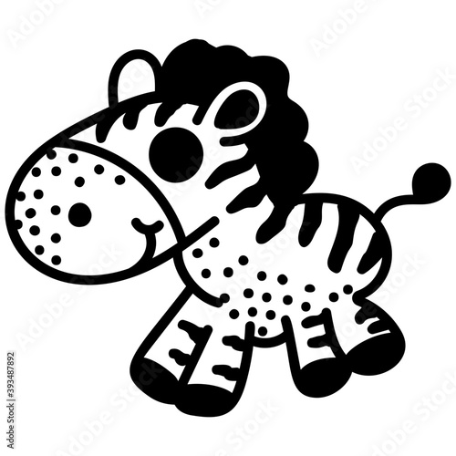 Zebra Cartoon Drawing