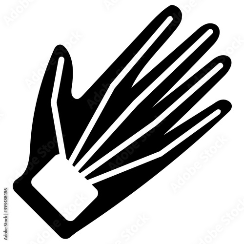 Robotic hand functioning, flat vector of cybernetic limb  