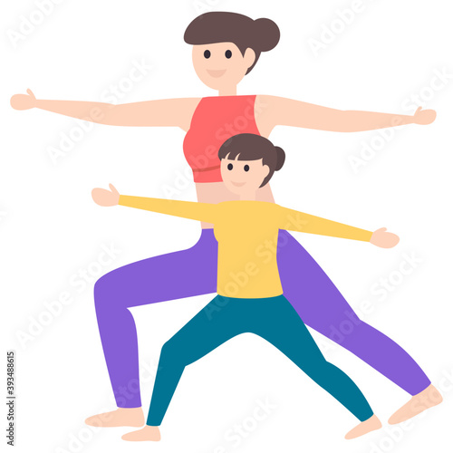 Yoga Training Vector 