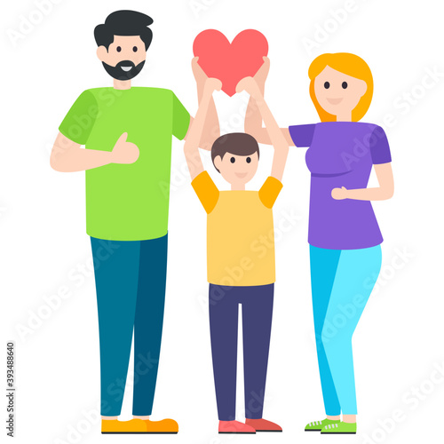 Family Love Vector 