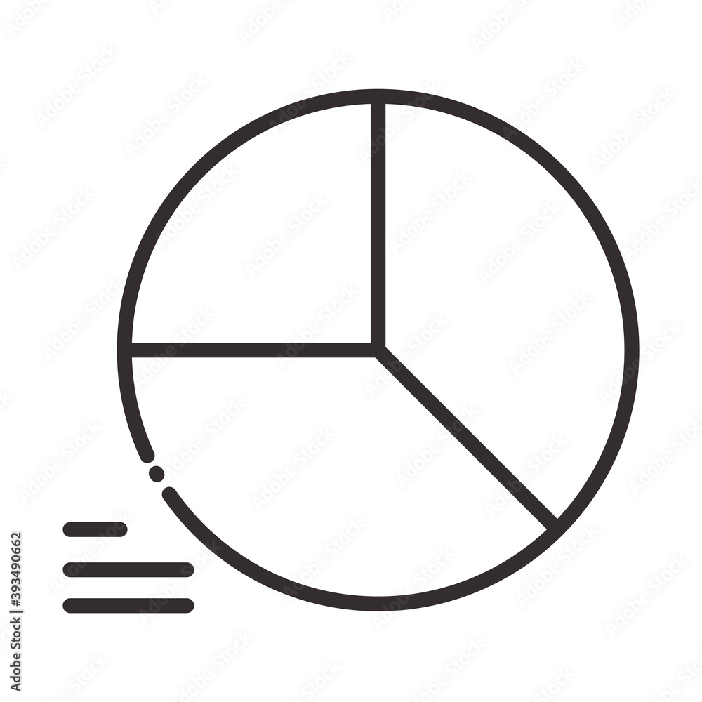 statistics diagram report element line icon style statistics diagram report element line icon style
