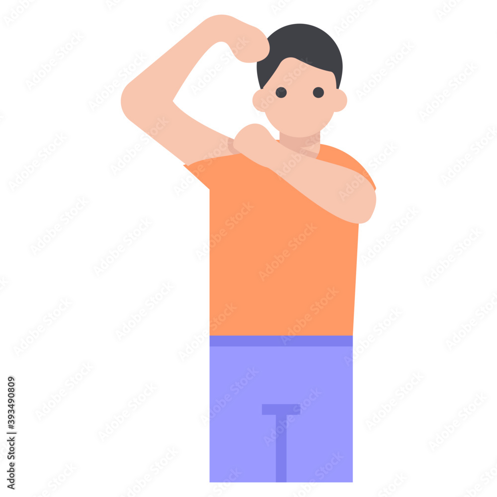Biceps Flat Vector Biceps Flat Vector