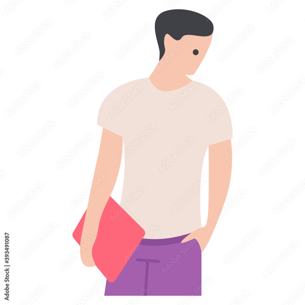 Fototapeta premium University Boy Avatar