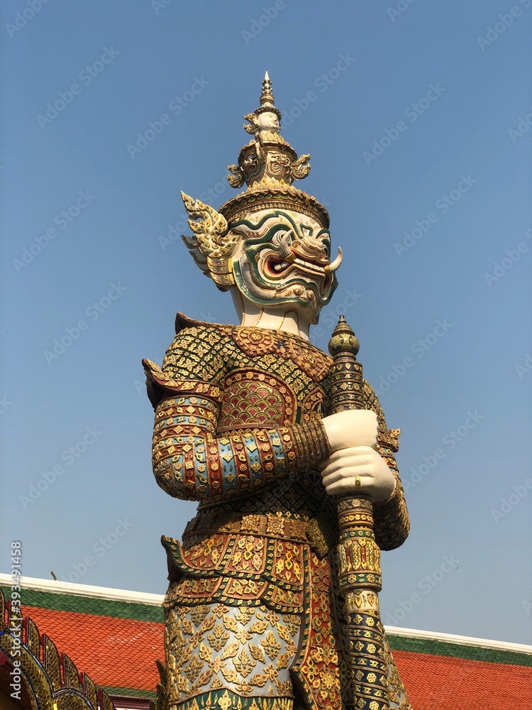 giant statue in temple giant statue in temple