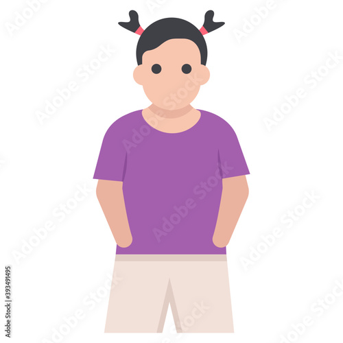 Cute Ponytail Girl