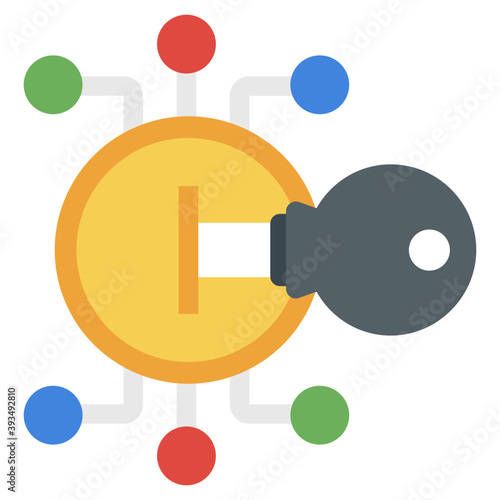 Digital Bitcoin Key 