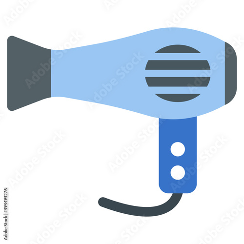 Electronic Hairdryer Vector 