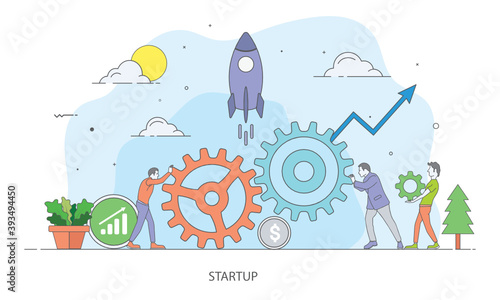 Business Startup Illustration 