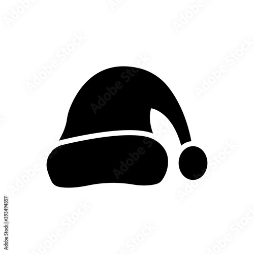 santa hat icon vector of glyph style illustration design