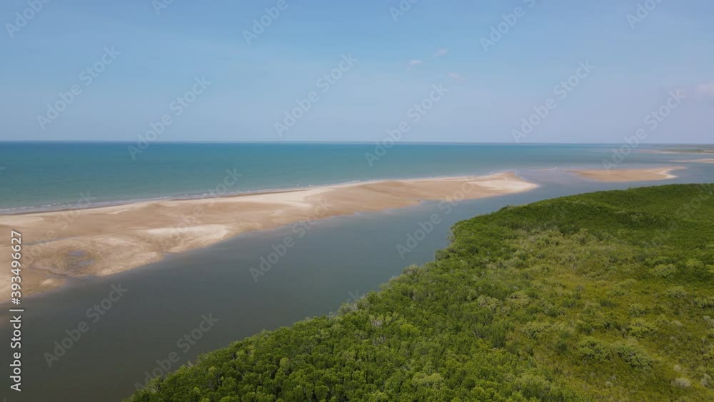 Drone shot of Buffalo Creek near Lee Point Darwin, Northern Territory Drone shot of Buffalo Creek near Lee Point Darwin, Northern Territory