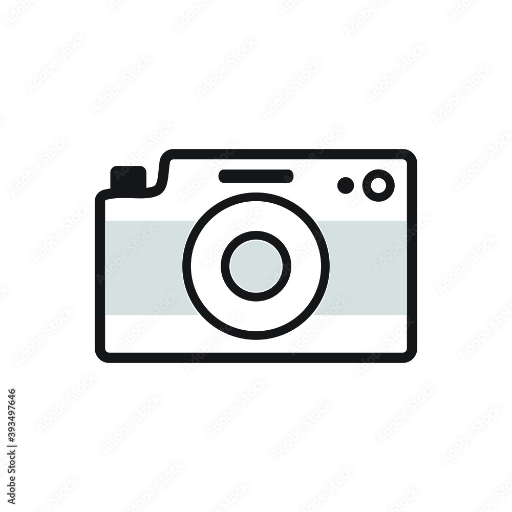 Icon vector graphic of camera digital, good for template Icon vector graphic of camera digital, good for template