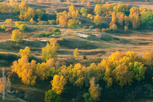 中国内蒙古乌兰布统草原秋季风光