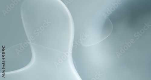 Abstract 4k foggy dew transparent color background for wallpaper, backdrop and soothing, natural design element. Light blue, white and gray colors.