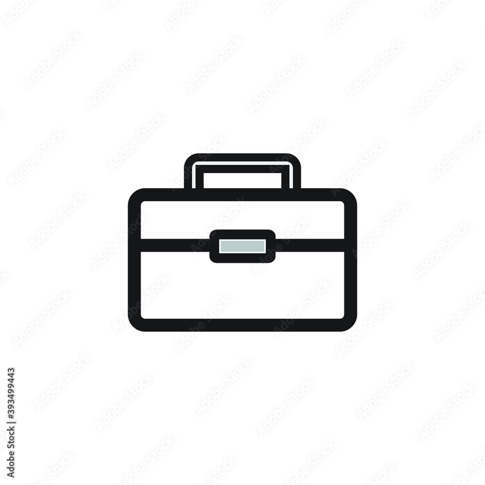 Icon vector graphic of bag worker, good for template Icon vector graphic of bag worker, good for template