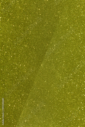 Green glitter bokeh circle glow blurred and blur abstract. Glittering shimmer bright luxury . White and silver glisten twinkle for texture wallpaper and background backdrop. 