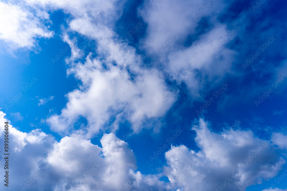 Obraz premium 富士山周辺の流れる雲