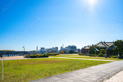 【赤レンガ倉庫より】横浜・みなとみらい・風景