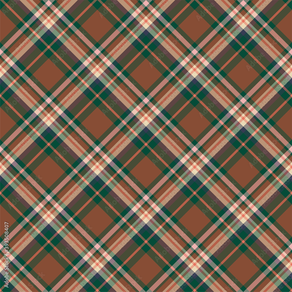 Plaid seamless pattern. Vector background of textile ornament. Flat fabric design. Plaid seamless pattern. Vector background of textile ornament. Flat fabric design.