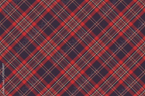 Seamless pattern of scottish tartan plaid. Repeatable background with check fabric texture. Vector backdrop striped textile print.