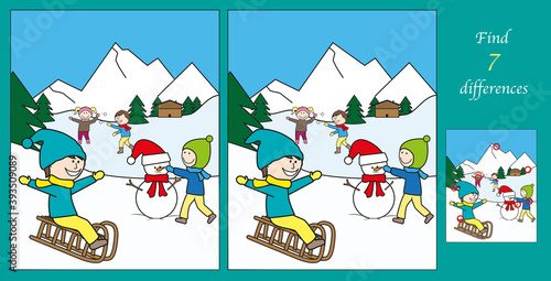 7 différences-montagne