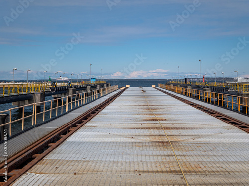 railway bridge over the river © photoexpert