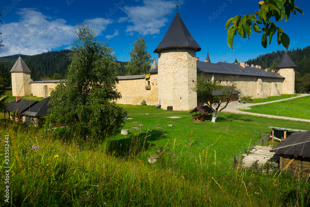 Sucevita Monastery on Bucovina is cultural monuments of Romania.