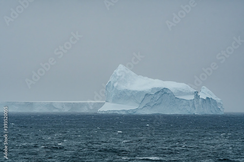 Icebergs in South Atlantic Ocean, Antarctica