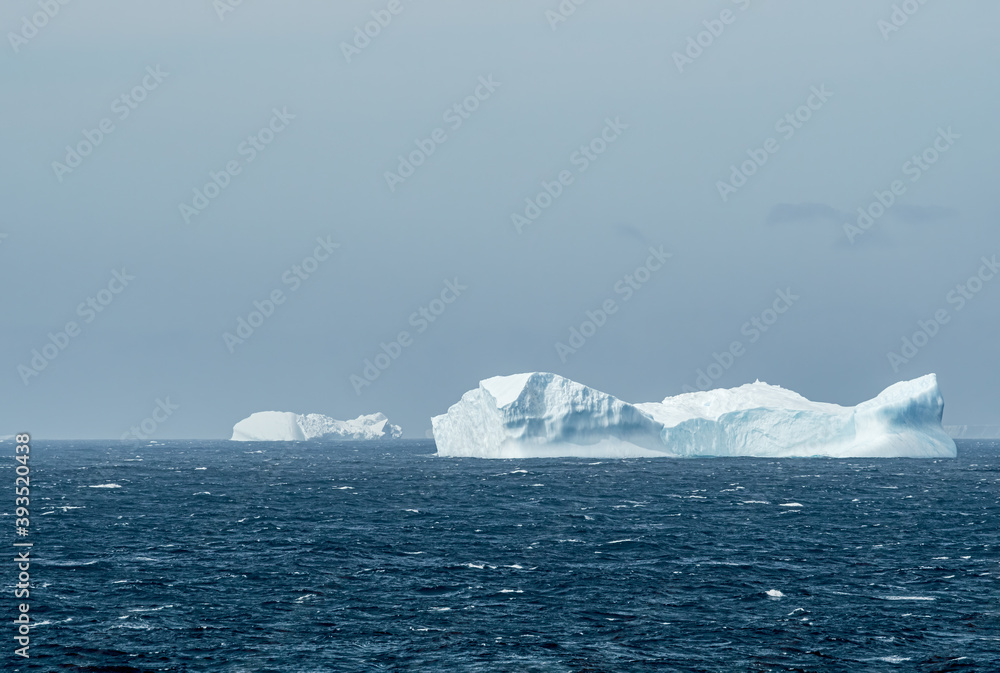 Icebergs in South Atlantic Ocean, Antarctica Icebergs in South Atlantic Ocean, Antarctica