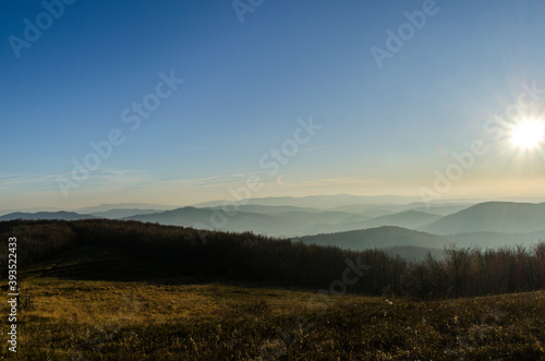 Fototapeta Naklejka Na Ścianę i Meble -  Bieszczady panorama 