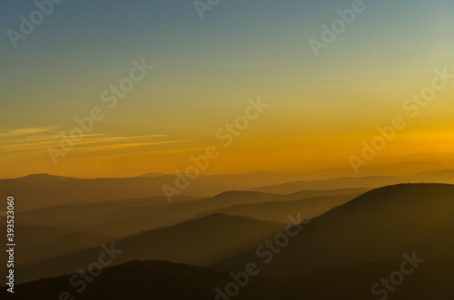 Bieszczady - zachód słońca © wedrownik52