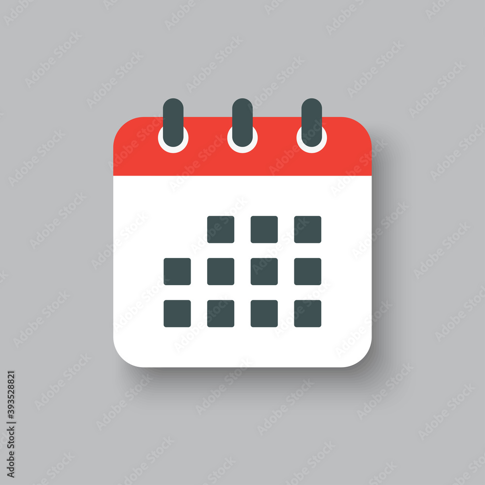 Icon page calendar - schedule, deadline, date, app Icon page calendar - schedule, deadline, date, app