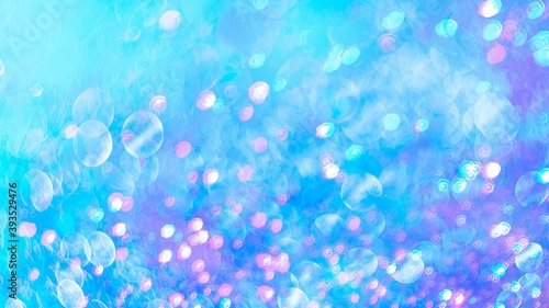 blue background with glitter