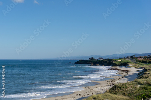 view of the Playa Llas near Foz in Galicia photo