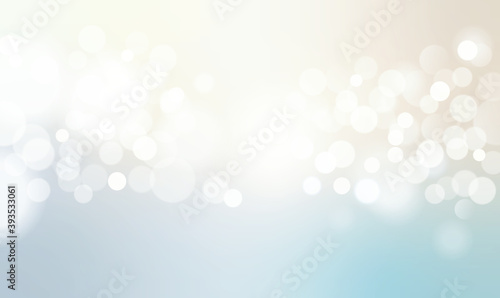 Bokeh silver gold and white background with texture. Bokeh colorful glows sparkle beautiful New year day concept. and used for background and display your product.