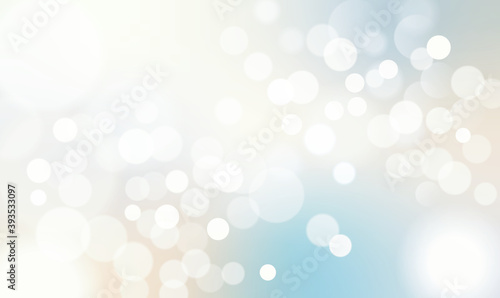 Bokeh silver gold and white background with texture. Bokeh colorful glows sparkle beautiful New year day concept. and used for background and display your product.
