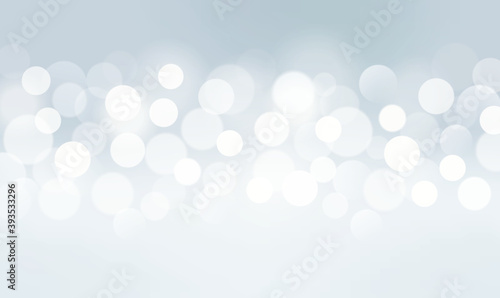 Bokeh silver background with texture. Bokeh colorful glows sparkle beautiful New year day concept. and used for background and display your product.