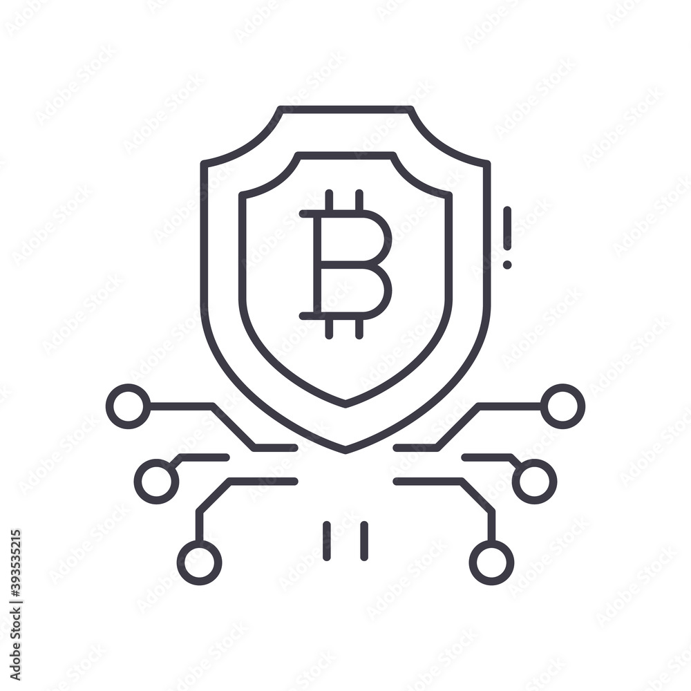 Cryptocurrency image icon, linear isolated illustration, thin line vector, web design sign, outline concept symbol with editable stroke on white background. Cryptocurrency image icon, linear isolated illustration, thin line vector, web design sign, outline concept symbol with editable stroke on white background.
